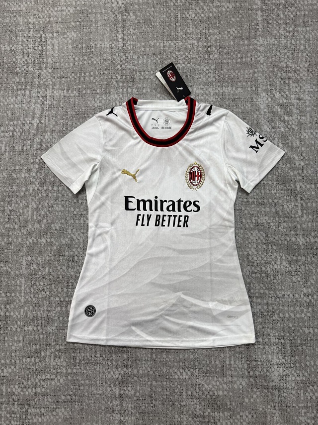AAA Quality AC Milan Woman 26/27 Away White Soccer Jersey